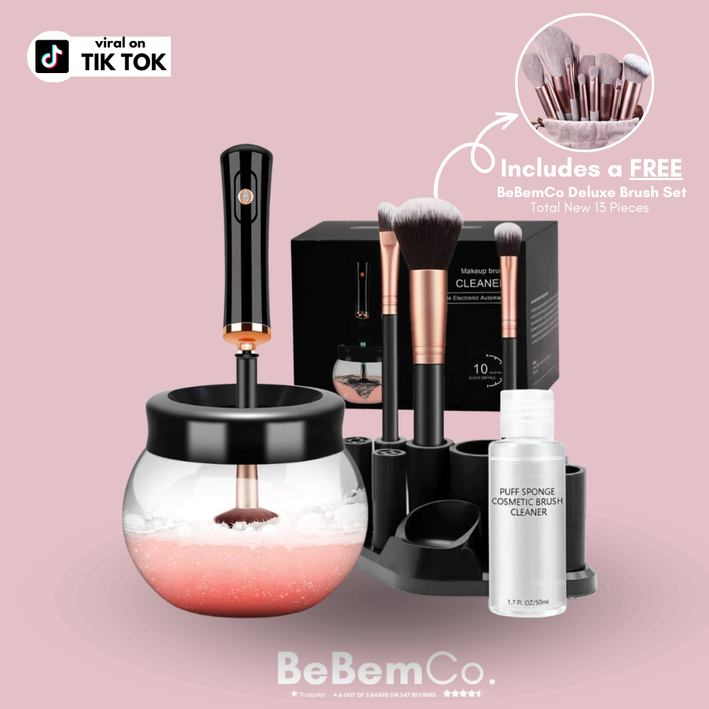 Bebemco Automatic Brush Cleaner™️ + FREE Deluxe Brush Set